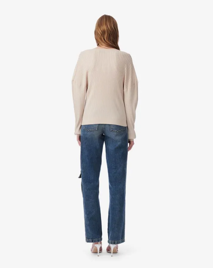 Knits Women IRO MILOU VNECK SILK SWEATER