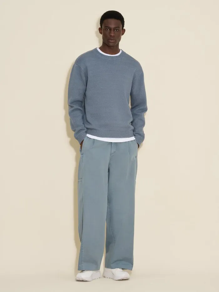 Knitwear Men Holzweiler Cohen Crew Blue