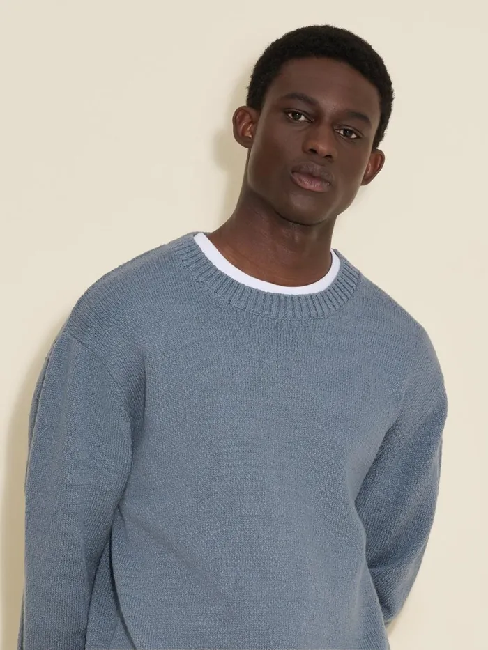 Knitwear Men Holzweiler Cohen Crew Blue