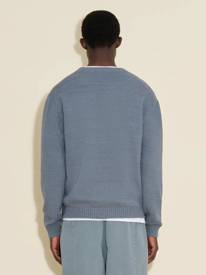 Knitwear Men Holzweiler Cohen Crew Blue