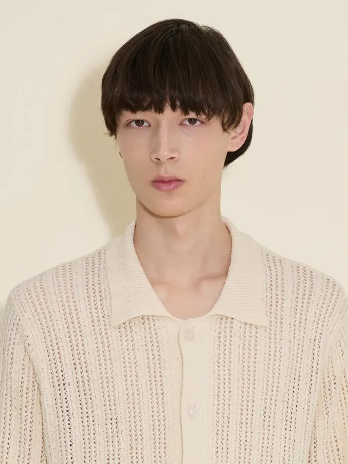 Knitwear Men Holzweiler Rina Knit Cardigan Ecru