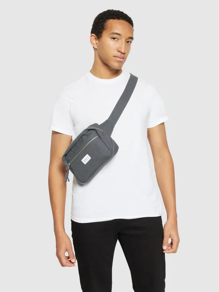 KnowledgeCotton Apparel Accessories Canvas Bumbag Gotsvegan 8211 Men