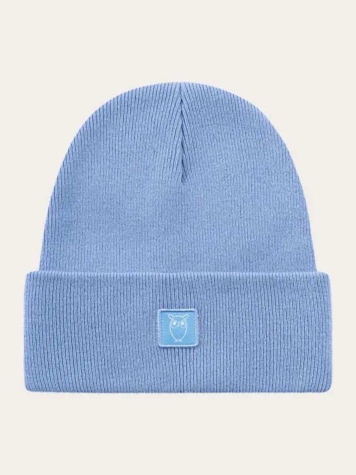 KnowledgeCotton Apparel Accessories Kids Wool Beanie Dusty Blue Melange 8211 Kids KnowledgeCotton Apparel Accessories Kids Wool Beanie Dusty Blue Melange 8211 Kids