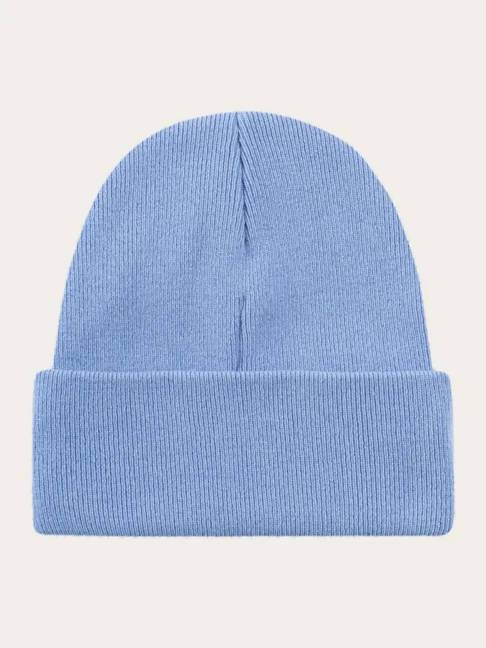 KnowledgeCotton Apparel Accessories Kids Wool Beanie Dusty Blue Melange 8211 Kids KnowledgeCotton Apparel Accessories Kids Wool Beanie Dusty Blue Melange 8211 Kids
