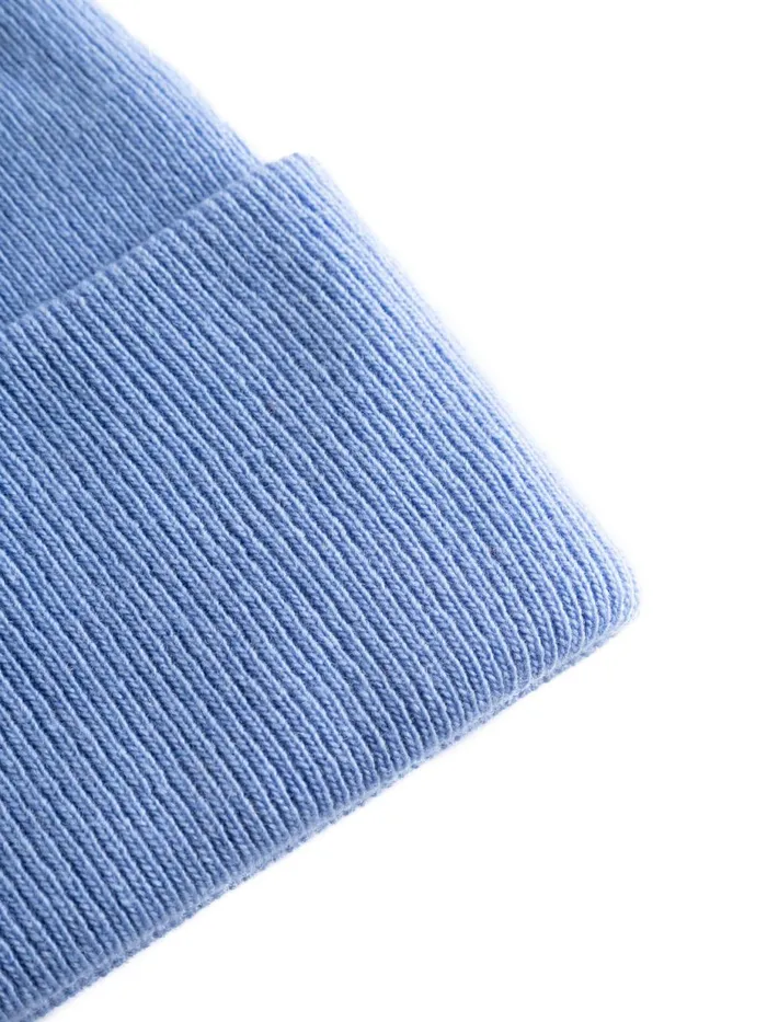 KnowledgeCotton Apparel Accessories Kids Wool Beanie Dusty Blue Melange 8211 Kids KnowledgeCotton Apparel Accessories Kids Wool Beanie Dusty Blue Melange 8211 Kids
