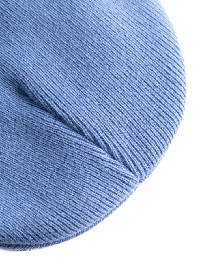 KnowledgeCotton Apparel Accessories Kids Wool Beanie Dusty Blue Melange 8211 Kids KnowledgeCotton Apparel Accessories Kids Wool Beanie Dusty Blue Melange 8211 Kids