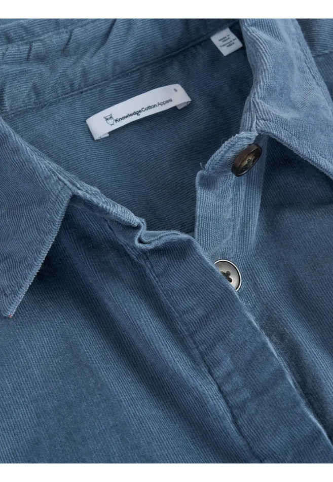 KnowledgeCotton Apparel Dresses And Skirts Corduroy Shirt Dress China Blue 8211 Women KnowledgeCotton Apparel Dresses And Skirts Corduroy Shirt Dress China Blue 8211 Women