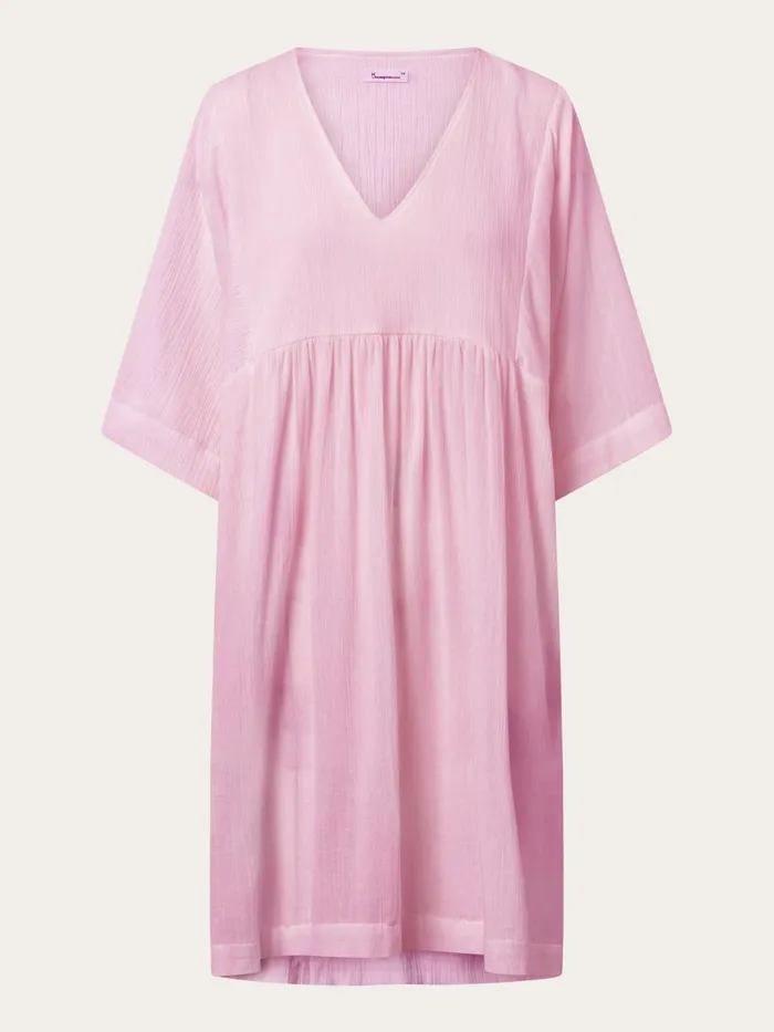 KnowledgeCotton Apparel Dresses And Skirts Cotton Crepe Ashape Dress Parfait Pink 8211 Women KnowledgeCotton Apparel Dresses And Skirts Cotton Crepe Ashape Dress Parfait Pink 8211 Women