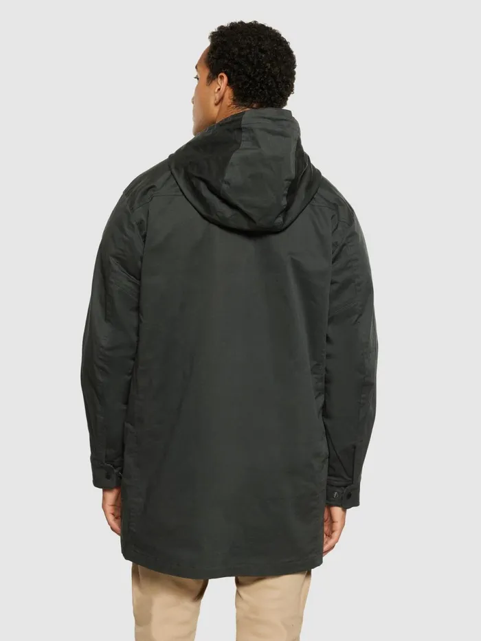 KnowledgeCotton Apparel Jackets And Vests Canvas Casual Long Jacket Gots 8211 Men