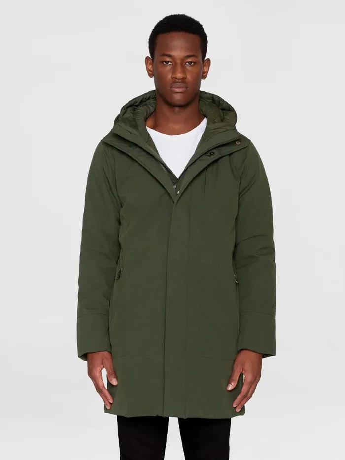 KnowledgeCotton Apparel Jackets And Vests Long Soft Shell Jacket CLIMATE SHELL Forrest Night 8211 Men KnowledgeCotton Apparel Jackets And Vests Long Soft Shell Jacket CLIMATE SHELL Forrest Night 8211 Men