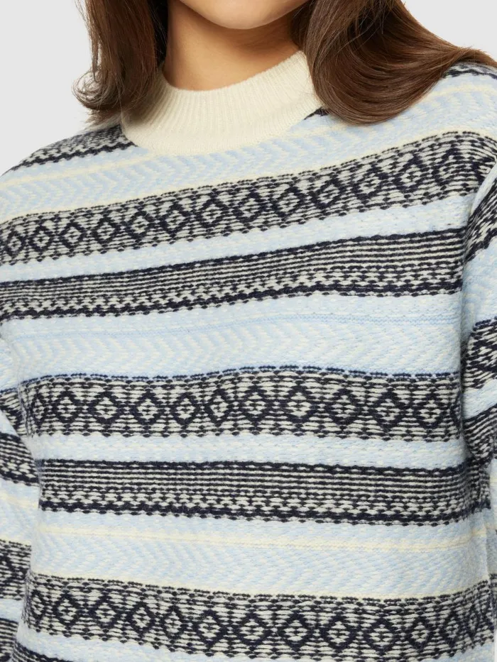 KnowledgeCotton Apparel Knits Lambswool Pattern Crew Neck Rws 8211 Women KnowledgeCotton Apparel Knits Lambswool Pattern Crew Neck Rws 8211 Women