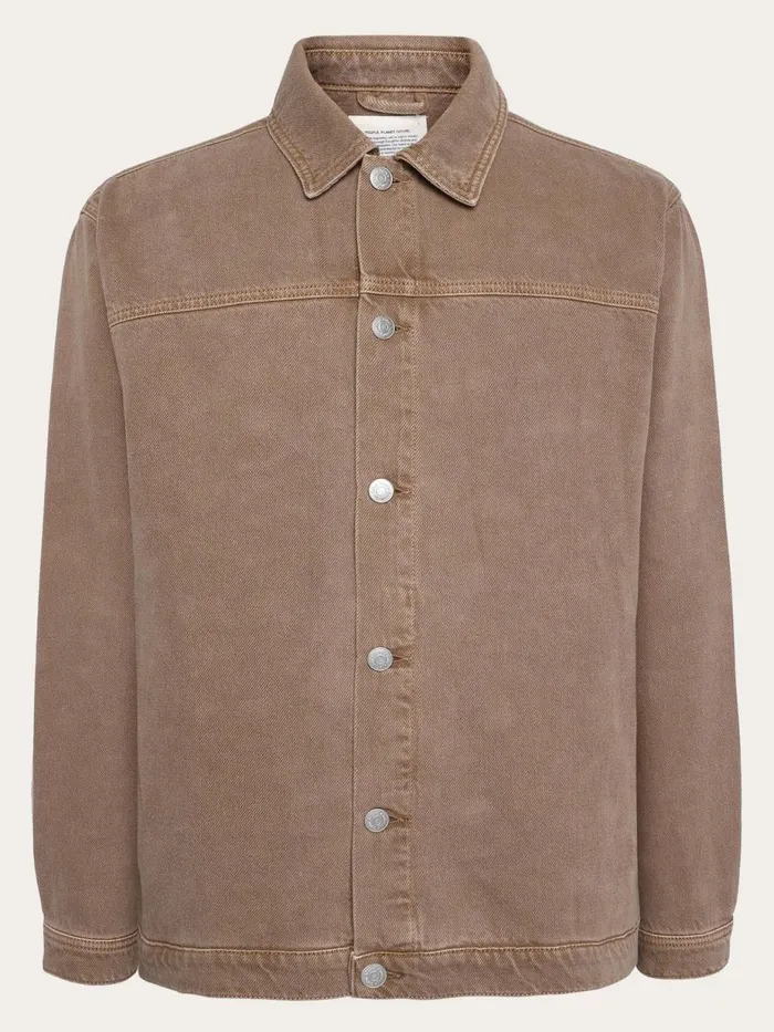KnowledgeCotton Apparel Overshirts Raw Twill Workwear Jacket Gotsvegan 8211 Men KnowledgeCotton Apparel Overshirts Raw Twill Workwear Jacket Gotsvegan 8211 Men