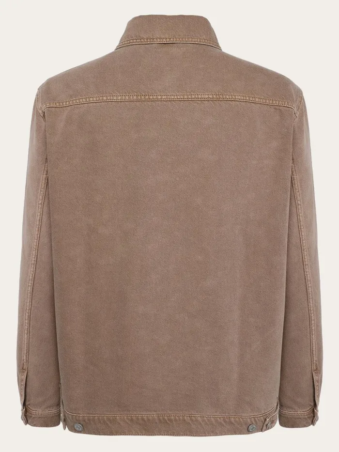 KnowledgeCotton Apparel Overshirts Raw Twill Workwear Jacket Gotsvegan 8211 Men KnowledgeCotton Apparel Overshirts Raw Twill Workwear Jacket Gotsvegan 8211 Men
