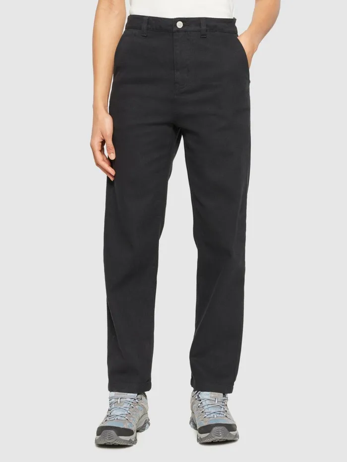 KnowledgeCotton Apparel Pants CALLA Tapered Midrise Twill Workwear Pants Gotsvegan 8211 Women KnowledgeCotton Apparel Pants CALLA Tapered Midrise Twill Workwear Pants Gotsvegan 8211 Women