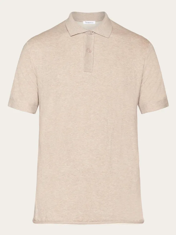 KnowledgeCotton Apparel Polo Shirts Regular Double Layer Knitted Short Sleeved Polo Gots 8211 Men KnowledgeCotton Apparel Polo Shirts Regular Double Layer Knitted Short Sleeved Polo Gots 8211 Men