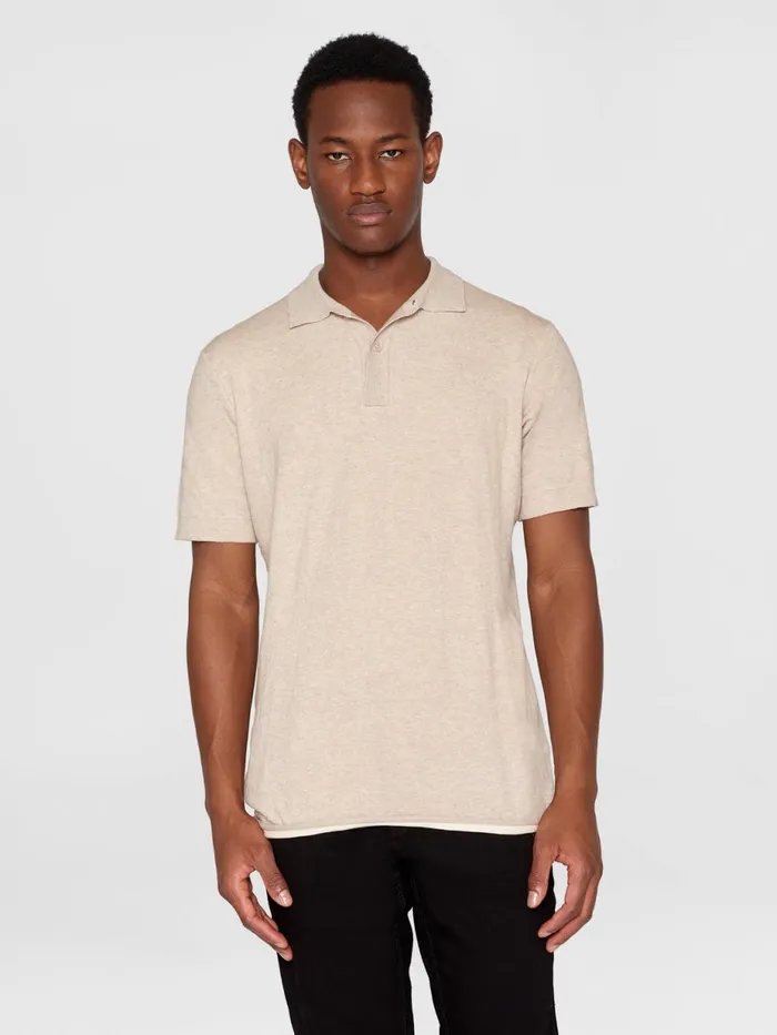KnowledgeCotton Apparel Polo Shirts Regular Double Layer Knitted Short Sleeved Polo Gots 8211 Men KnowledgeCotton Apparel Polo Shirts Regular Double Layer Knitted Short Sleeved Polo Gots 8211 Men