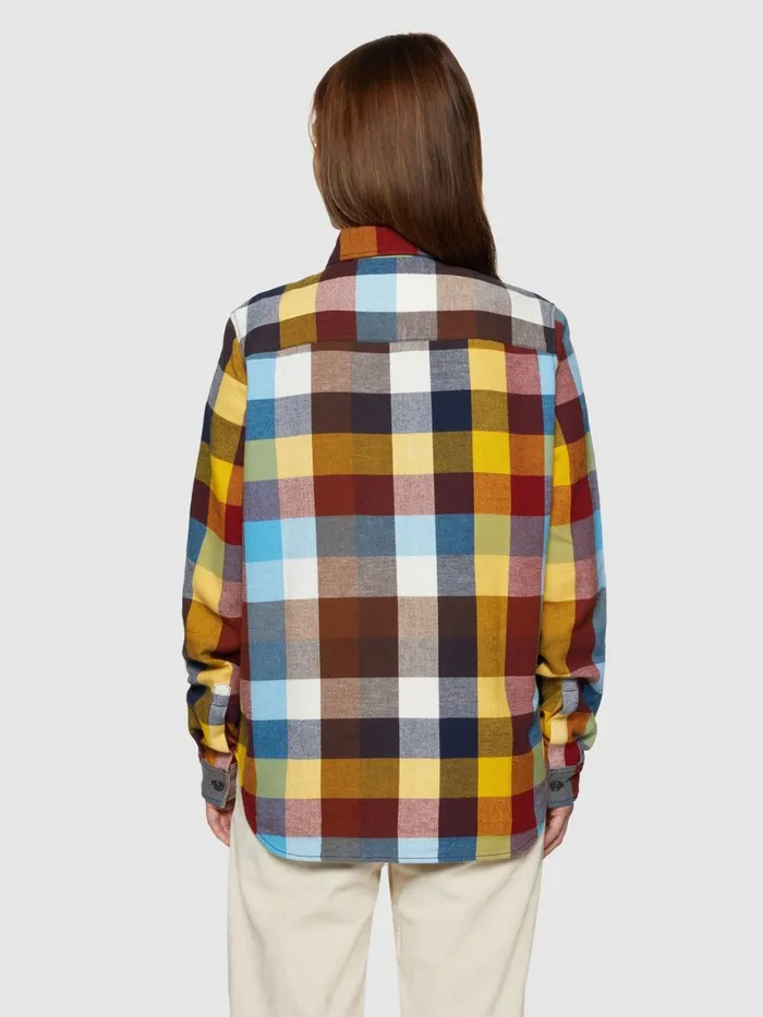 KnowledgeCotton Apparel Shirts Check Multi Color Flannel Shirt Gotsvegan 8211 Women KnowledgeCotton Apparel Shirts Check Multi Color Flannel Shirt Gotsvegan 8211 Women