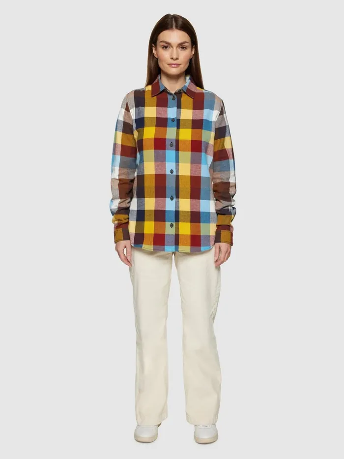 KnowledgeCotton Apparel Shirts Check Multi Color Flannel Shirt Gotsvegan 8211 Women KnowledgeCotton Apparel Shirts Check Multi Color Flannel Shirt Gotsvegan 8211 Women