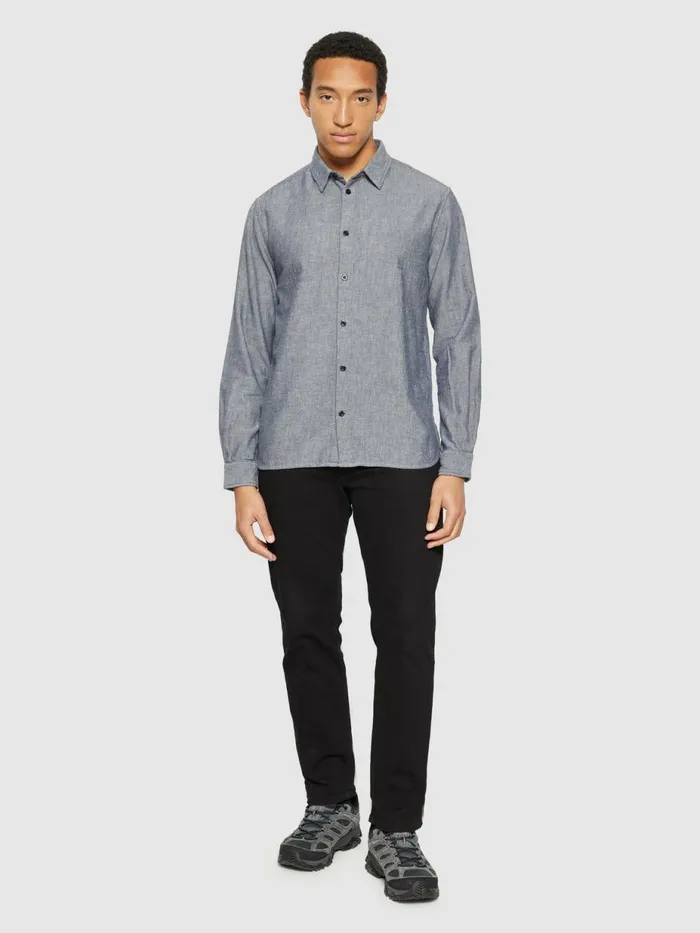 KnowledgeCotton Apparel Shirts Organic Cotton Flannel Shirt GOTS Night Sky 8211 Men KnowledgeCotton Apparel Shirts Organic Cotton Flannel Shirt GOTS Night Sky 8211 Men
