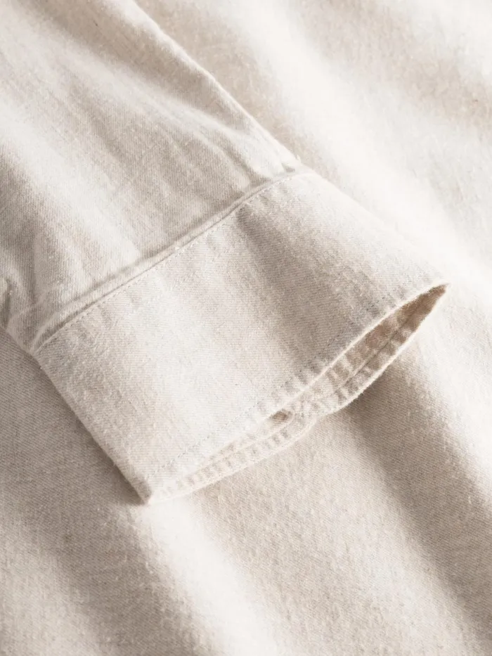 KnowledgeCotton Apparel Shirts Regular Fit Melang Flannel Shirt Greige 8211 Men KnowledgeCotton Apparel Shirts Regular Fit Melang Flannel Shirt Greige 8211 Men