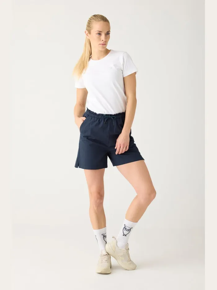 KnowledgeCotton Apparel Shorts Boardwalk Slub Shorts With Elastic Waist Gotsvegan 8211 Women KnowledgeCotton Apparel Shorts Boardwalk Slub Shorts With Elastic Waist Gotsvegan 8211 Women