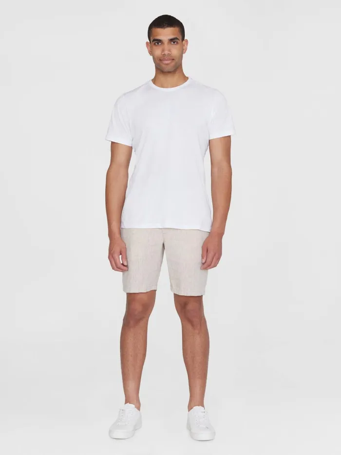 KnowledgeCotton Apparel Shorts CHUCK Regular Linen Shorts Gotsvegan 8211 Men