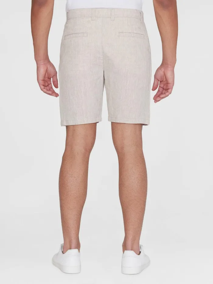 KnowledgeCotton Apparel Shorts CHUCK Regular Linen Shorts Gotsvegan 8211 Men