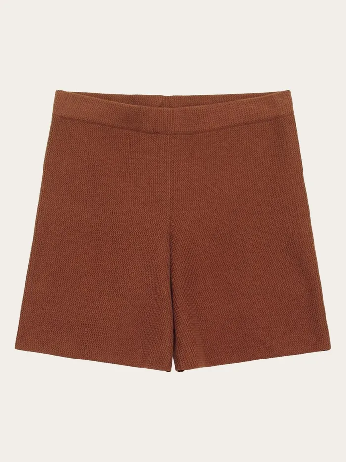 KnowledgeCotton Apparel Shorts GALE Midrise Cotton Racking Stitch Shorts Gotsvegan 8211 Women KnowledgeCotton Apparel Shorts GALE Midrise Cotton Racking Stitch Shorts Gotsvegan 8211 Women