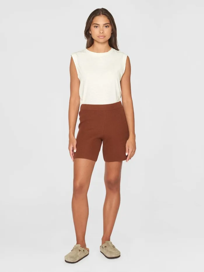 KnowledgeCotton Apparel Shorts GALE Midrise Cotton Racking Stitch Shorts Gotsvegan 8211 Women KnowledgeCotton Apparel Shorts GALE Midrise Cotton Racking Stitch Shorts Gotsvegan 8211 Women