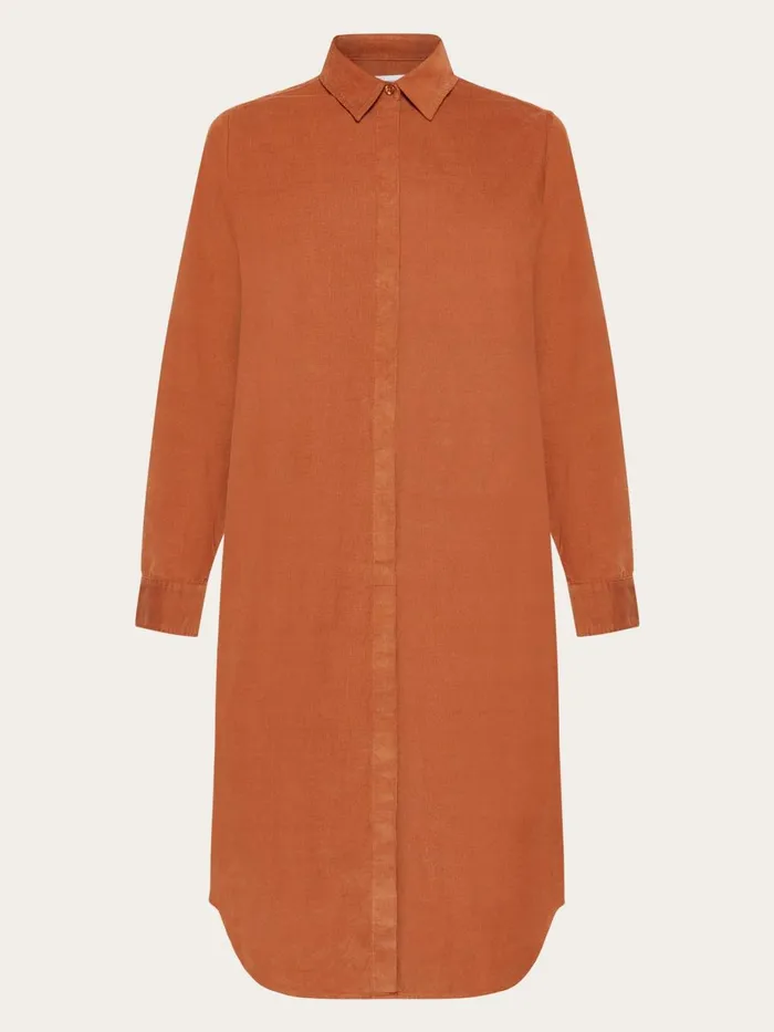 KnowledgeCotton Apparel Skirts And Dresses Corduroy Shirt Dress Mocha Bisque 8211 Women KnowledgeCotton Apparel Skirts And Dresses Corduroy Shirt Dress Mocha Bisque 8211 Women