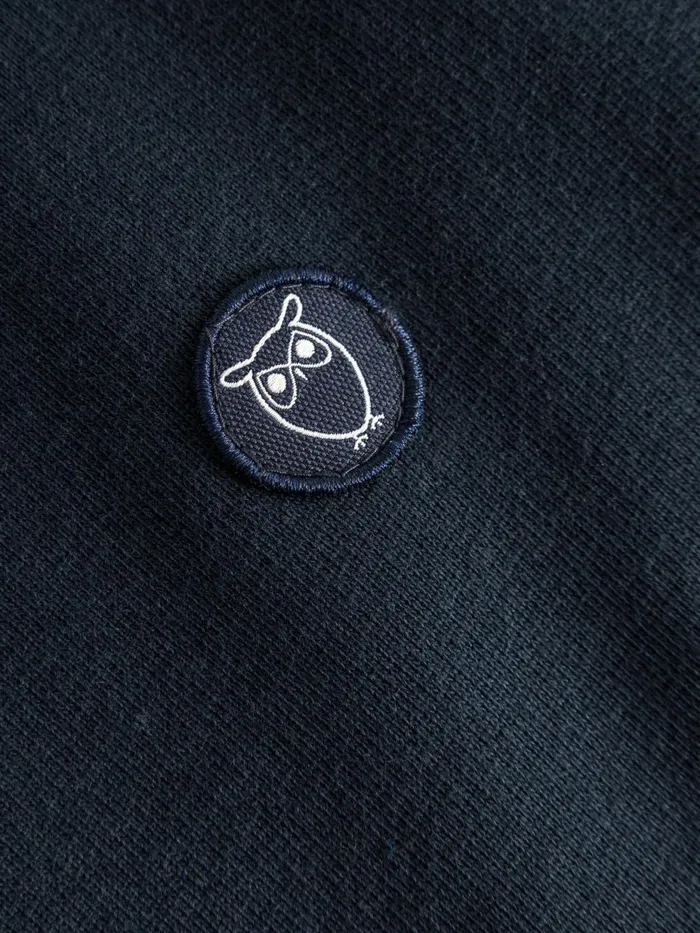 KnowledgeCotton Apparel Sweatshirts Badge Crew Neck Sweat Total Eclipse 8211 Kids KnowledgeCotton Apparel Sweatshirts Badge Crew Neck Sweat Total Eclipse 8211 Kids