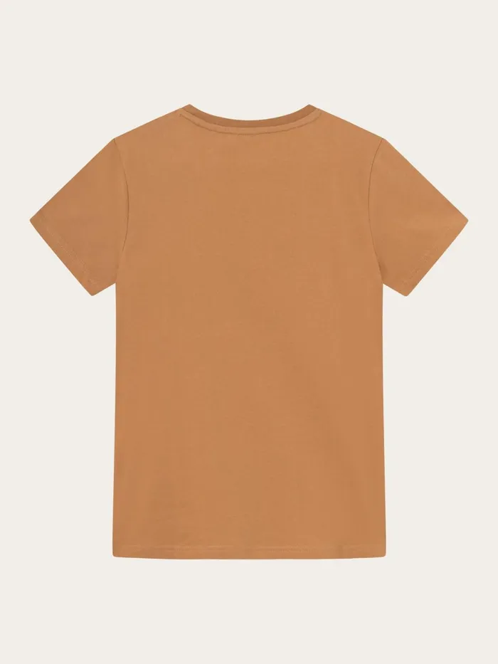KnowledgeCotton Apparel TShirts And Tops Basic Tshirt Brown Sugar 8211 Women KnowledgeCotton Apparel TShirts And Tops Basic Tshirt Brown Sugar 8211 Women