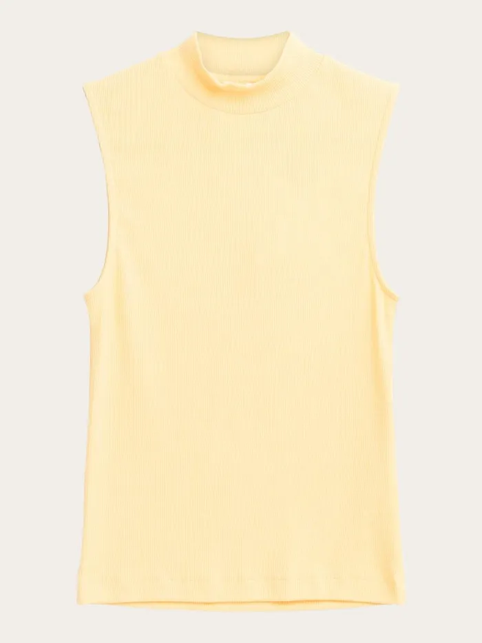 KnowledgeCotton Apparel TShirts And Tops High Neck Rib Top Impala 8211 Women