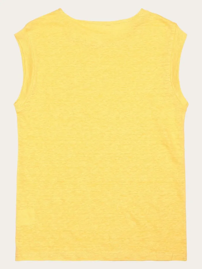 KnowledgeCotton Apparel TShirts And Tops Loose Fold Up Linen Tshirt Yarrow 8211 Women KnowledgeCotton Apparel TShirts And Tops Loose Fold Up Linen Tshirt Yarrow 8211 Women
