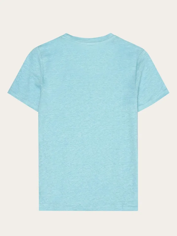 KnowledgeCotton Apparel TShirts And Tops Reg Linen Tshirt Aquaesque 8211 Women KnowledgeCotton Apparel TShirts And Tops Reg Linen Tshirt Aquaesque 8211 Women