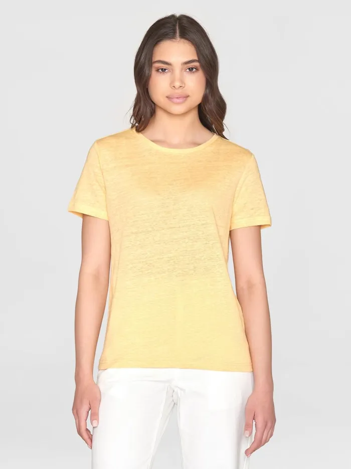 KnowledgeCotton Apparel TShirts And Tops Reg Linen Tshirt Impala 8211 Women KnowledgeCotton Apparel TShirts And Tops Reg Linen Tshirt Impala 8211 Women