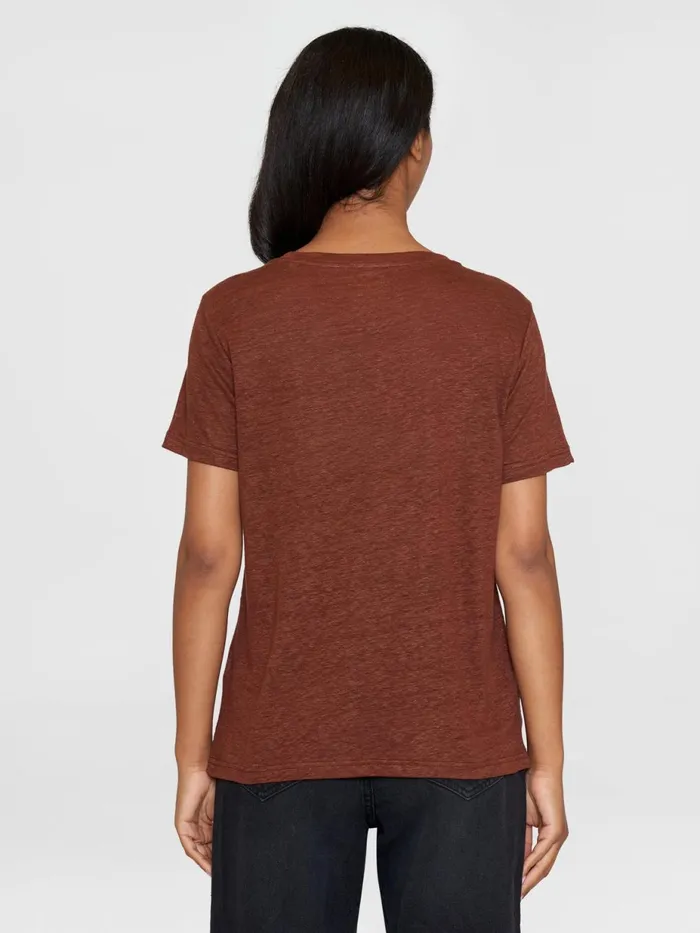 KnowledgeCotton Apparel TShirts And Tops Reg Linen Tshirt Tiramisu 8211 Women KnowledgeCotton Apparel TShirts And Tops Reg Linen Tshirt Tiramisu 8211 Women