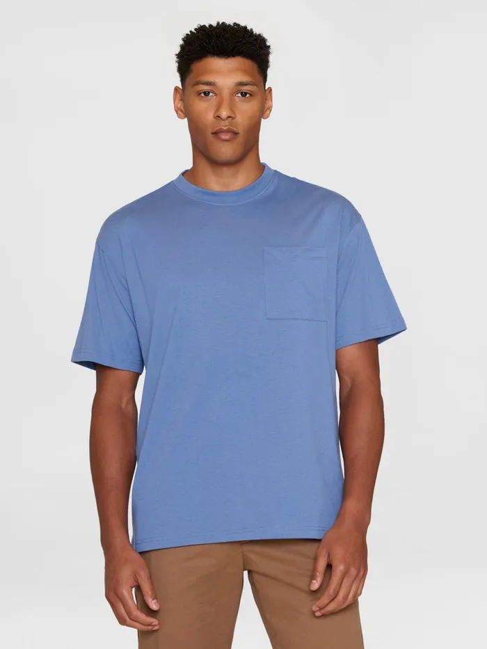 KnowledgeCotton Apparel TShirts Loose Fit Heavy Single Tshirt Ocsvegan 8211 Men