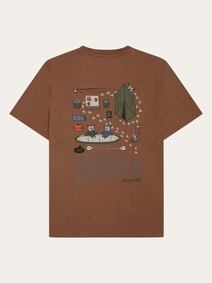 KnowledgeCotton Apparel TShirts Regular Short Sleeve Heavy Single Jersey Printed Tshirt GOTSVegan Tuffet 8211 Men KnowledgeCotton Apparel TShirts Regular Short Sleeve Heavy Single Jersey Printed Tshirt GOTSVegan Tuffet 8211 Men