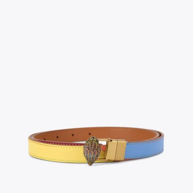 Kurt Geiger Belts Reversible Eagle Belt Tan Combination 8211 Women