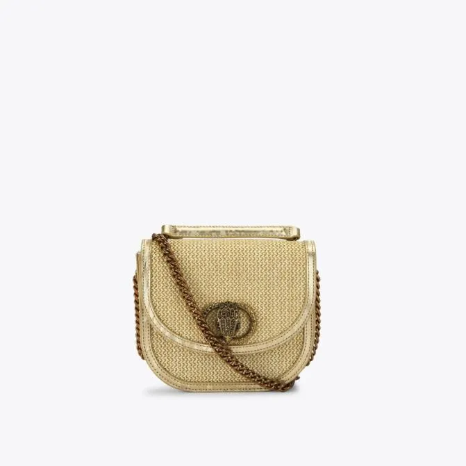 Kurt Geiger Crossbody Bags Chelsea Saddle Bag Beige Other 8211 Women