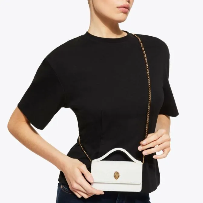 Kurt Geiger Crossbody Bags Extra Small Bond Top Handle Bag White 8211 Women