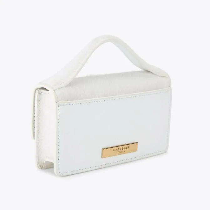 Kurt Geiger Crossbody Bags Extra Small Bond Top Handle Bag White 8211 Women