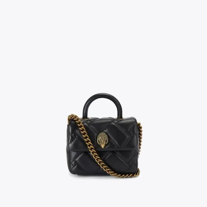 Kurt Geiger Crossbody Bags Micro Handle Kensington Bag Black 8211 Women