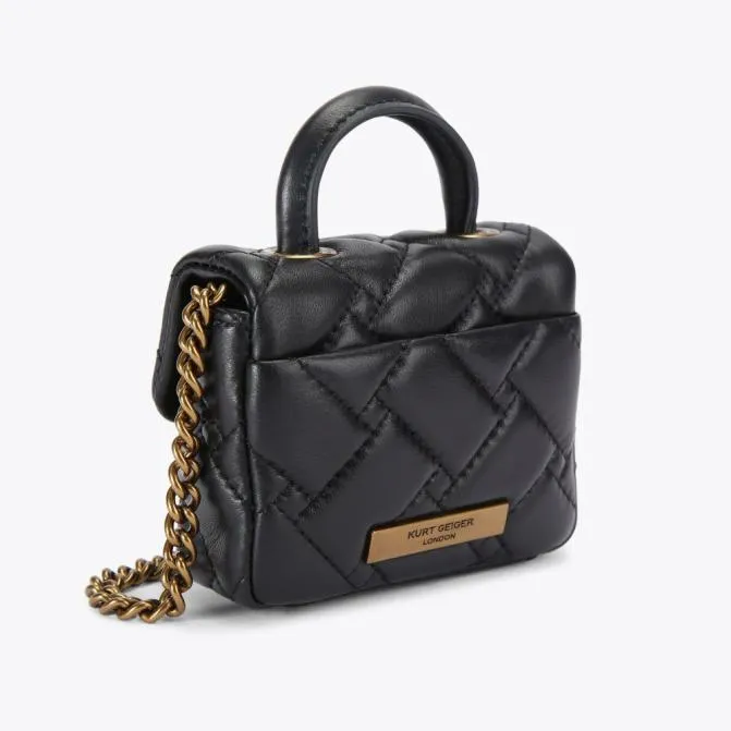 Kurt Geiger Crossbody Bags Micro Handle Kensington Bag Black 8211 Women