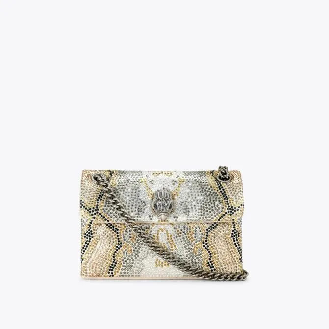 Kurt Geiger Crossbody Bags Mini Fabric Kensington Bag Metal Combination 8211 Women