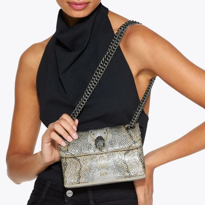 Kurt Geiger Crossbody Bags Mini Fabric Kensington Bag Metal Combination 8211 Women