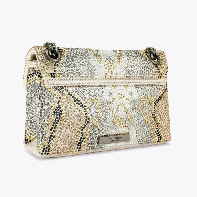 Kurt Geiger Crossbody Bags Mini Fabric Kensington Bag Metal Combination 8211 Women