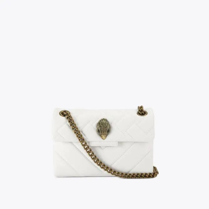 Kurt Geiger Crossbody Bags Mini Leather Kensington Bag White 8211 Women