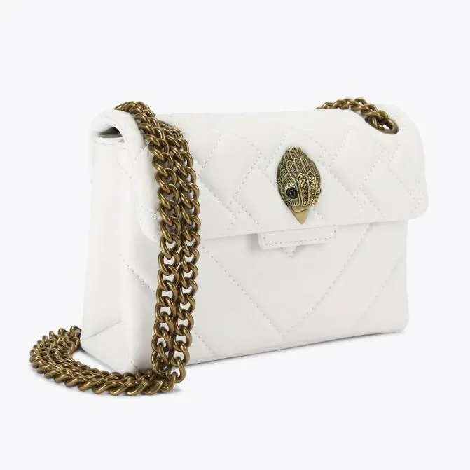 Kurt Geiger Crossbody Bags Mini Leather Kensington Bag White 8211 Women